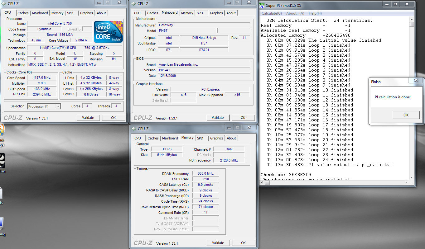 pi32ms Review : Gateway SX2840 Desktop PC 