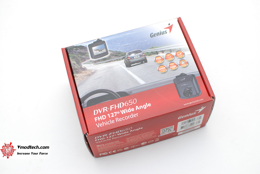 1 Review : Genius DVR FHD650 กล้องติดรถ HD มุมกว้าง