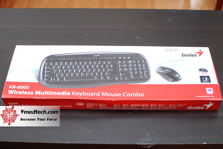 1 Genius KB 8000 Wireless Multimedia Keyboard combo