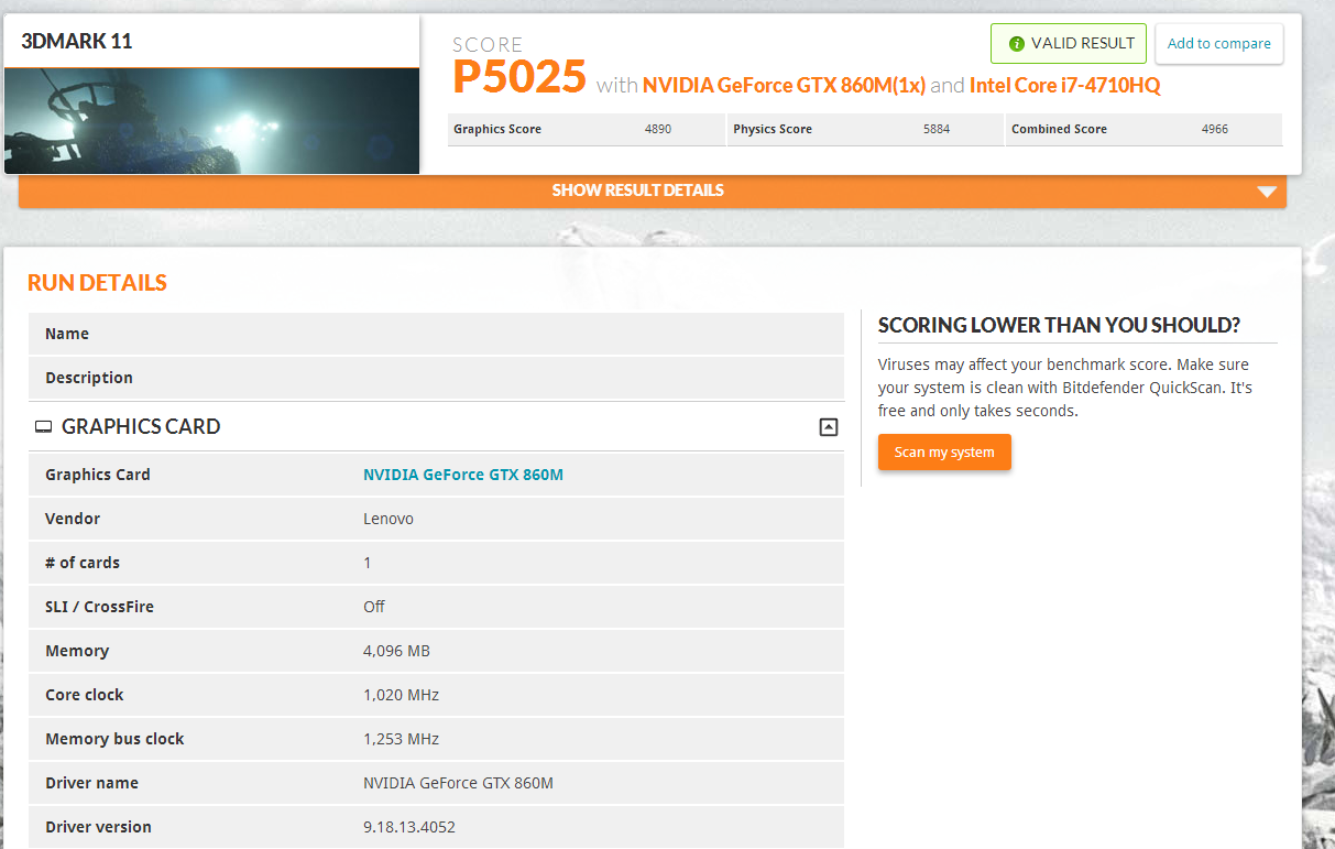  Lenovo Y50   Gaming Notebook : Core i7 + GTX 860m