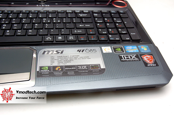 8 Review : MSI GT685 Gaming notebook