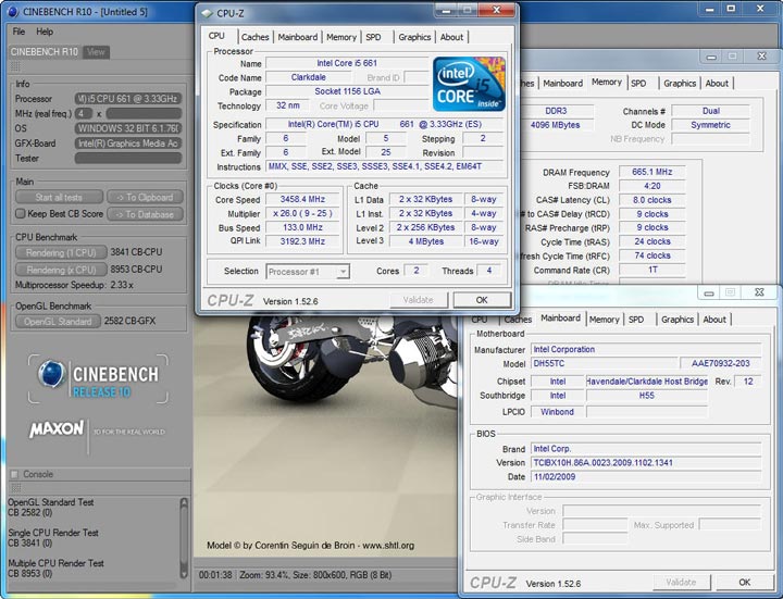 cb10 New Intel Core i5 Westmere CPU integrated graphics platform