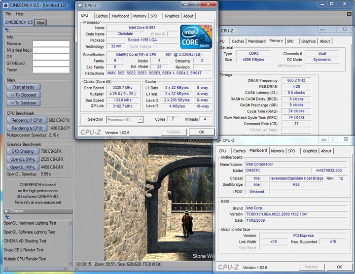 cb95 220 New Intel Core i5 Westmere CPU integrated graphics platform