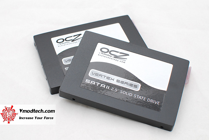 4 OCZ Vertex series 30gb solid state harddrive RAID0 performance showdown