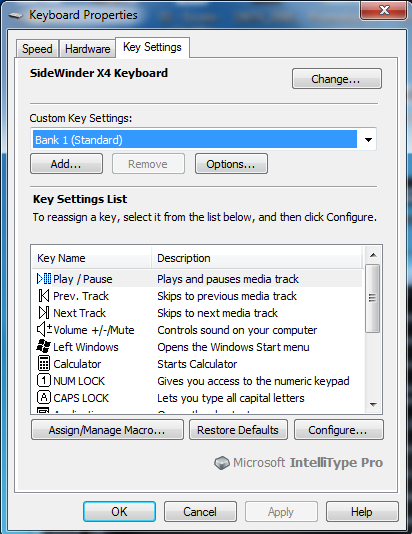  Review : Microsoft Sidewinder X4 Gaming Keyboard