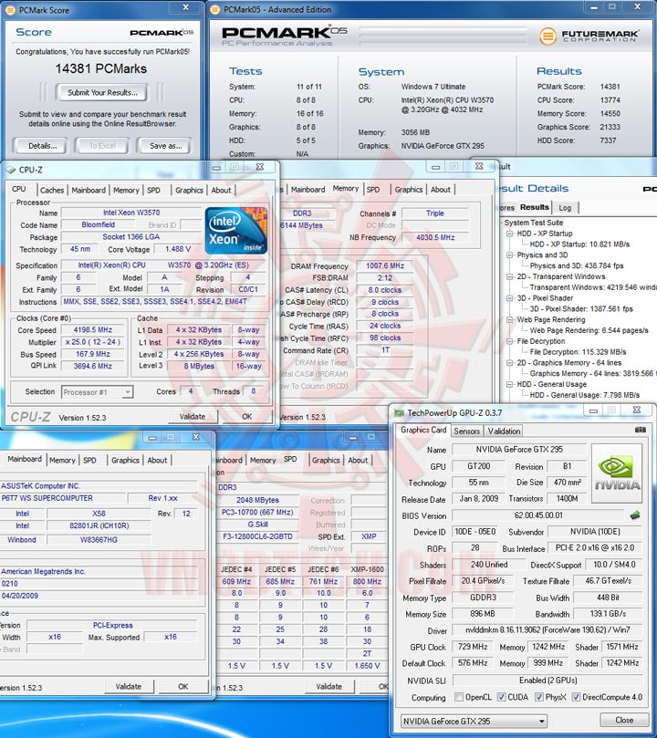 pc05 ASUS P6T7 WS SuperComputer Review