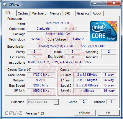 c1 EVGA P55 SLI E655 + Core i3 530 : Review