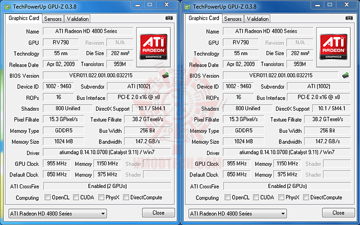 gpu z EVGA P55 SLI E655 + Core i3 530 : Review