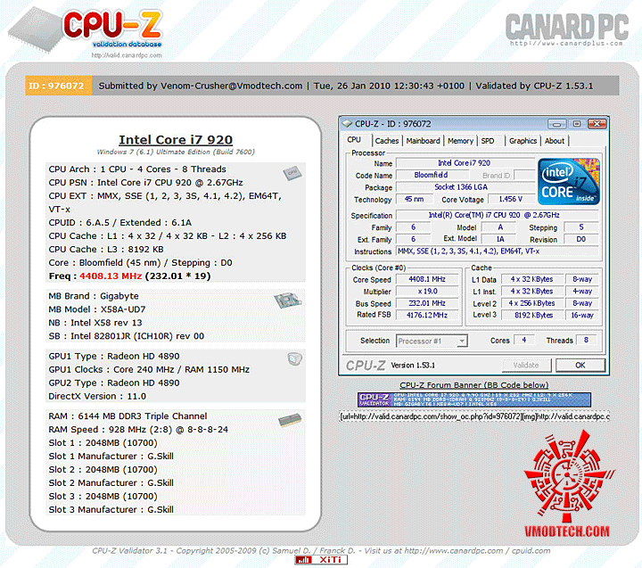 validate GIGABYTE GA X58A UD7 : X58 SLGMX Chipset!!
