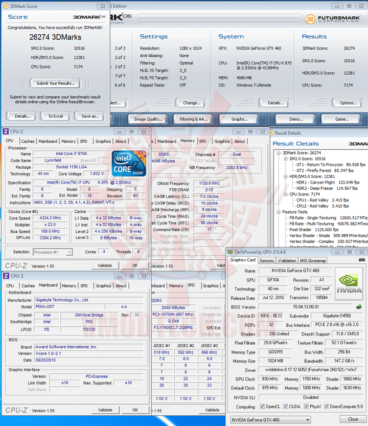 06 ov GIGABYTE GTX 460 Super Overclock 1GB GDDR5 Review