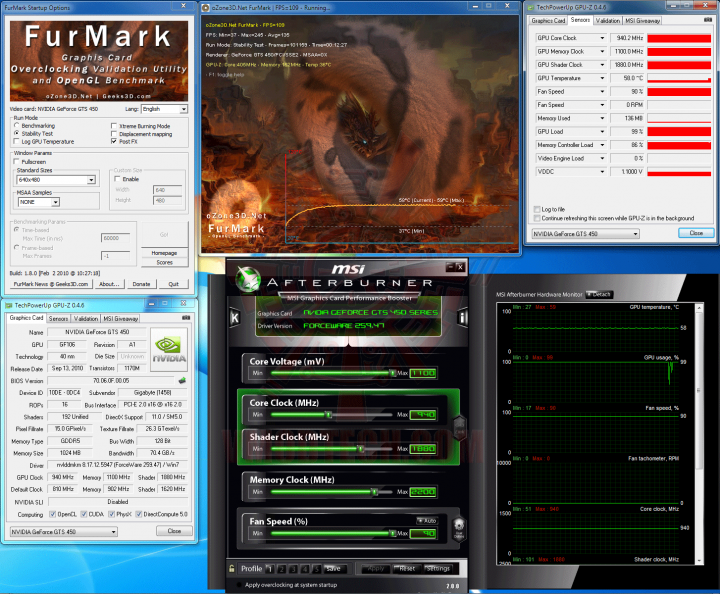 fur oc 720x594 GIGABYTE NVIDIA GeForce GTS 450 1024MB GDDR5 Review