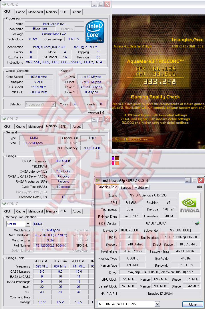 aq 216 ระเบิดพลังIntel® Core™ i7 920 REV. D0 ไปกับ Asus P6T Deluxe V2