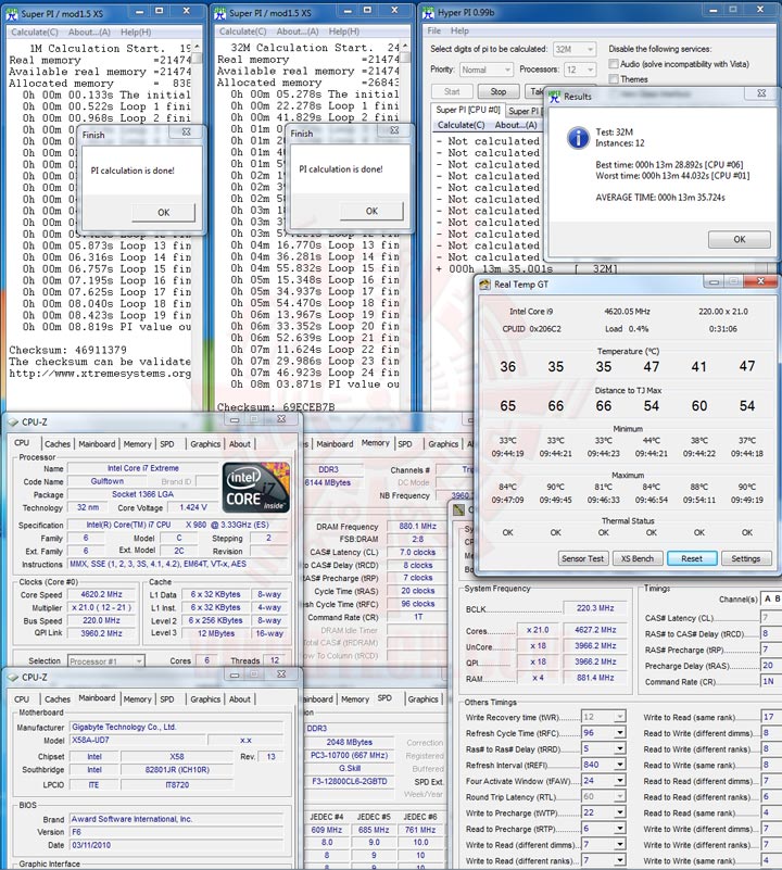 hpi 1 Intel® Core™ i7 980X Extreme Edition Gulftown OC Report