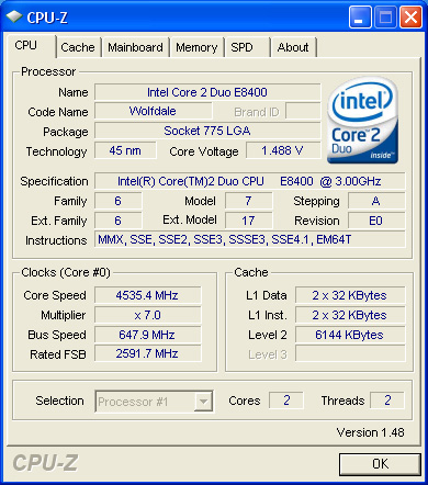 cpu 4535 GIGABYTE EP45 UD3R :  Easily to Play with FSB.