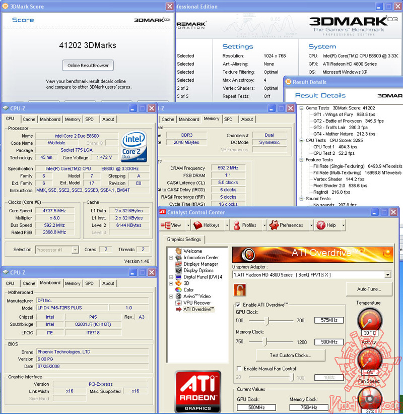 4830 default 3dmark03 First Touch !!!   PowerColor Radeon HD4830 512MB GDDR3 ที่นี่ ที่แรก...