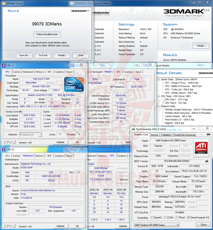 03 oc GIGABYTE AMD Radeon HD 6970 2GB GDDR5 Debut Review