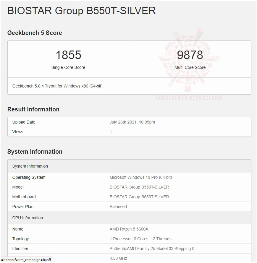 g5 BIOSTAR B550T SILVER REVIEW