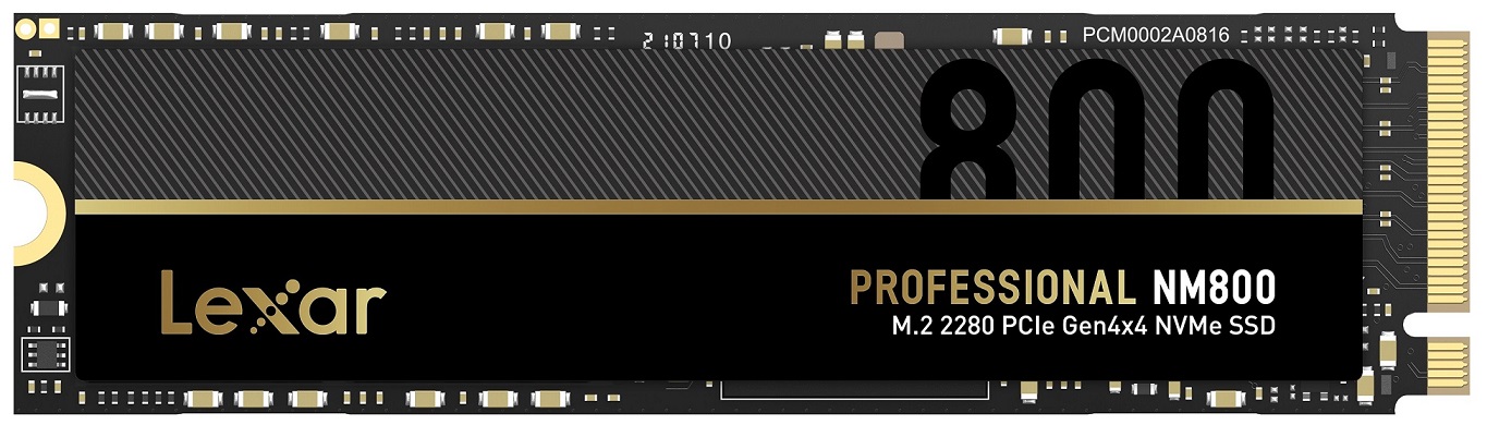 nm800 1 Lexar เปิดตัวอุปกรณ์เก็บข้อมูลระดับมืออาชีพ Lexar Professional NM800 M.2 2280 PCIe Gen4x4 NVMe SSD